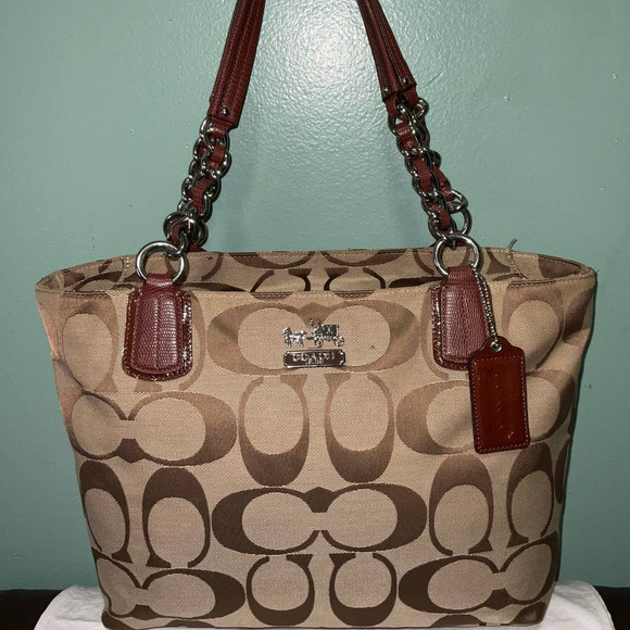 Coach Chelsea Signature Tote Bag Purse Style 18738 - Picture 16 of 16